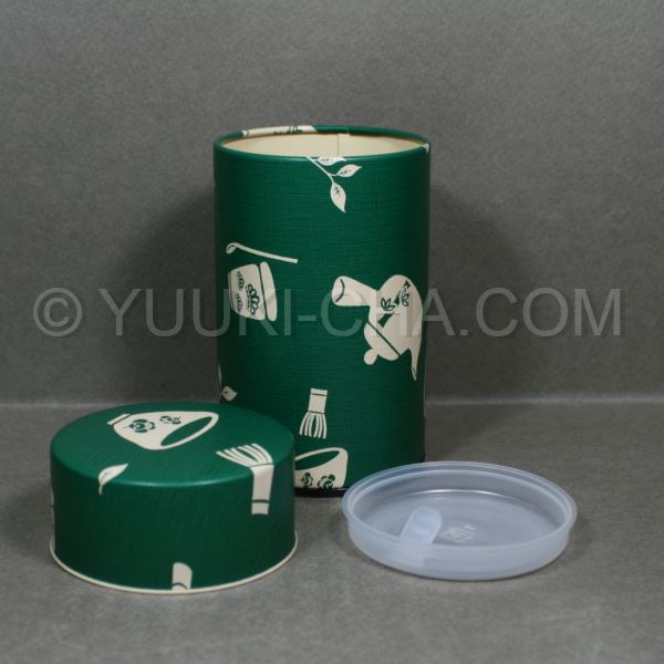 Green Chaki Tea Canister