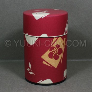 Red Chaki Tea Canister