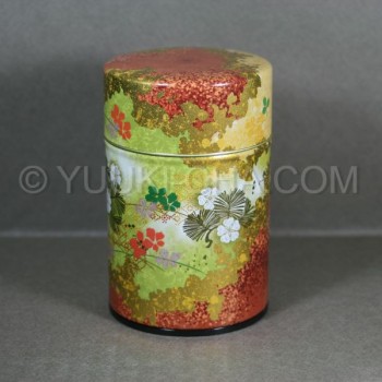 Red Ginga Green Tea Canister